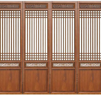 老式木门su模型下载_sketchup草图大师SKP模型