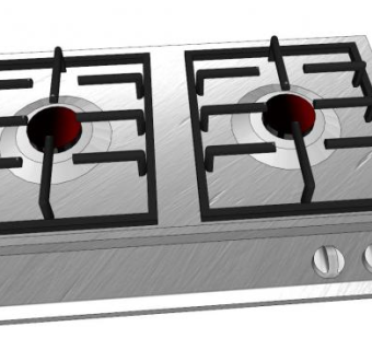 煤气灶su模型下载_sketchup草图大师SKP模型