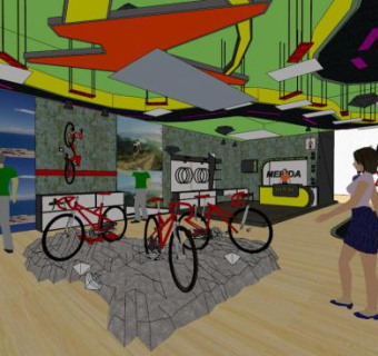 专卖店内部su模型下载_sketchup草图大师SKP模型