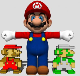 马里奥su模型下载_sketchup草图大师SKP模型