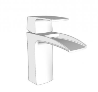 浴室现代水龙头su模型下载_sketchup草图大师SKP模型