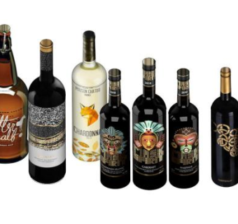 洋酒su模型下载_sketchup草图大师SKP模型