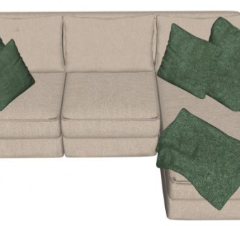 高级沙发su模型下载_sketchup草图大师SKP模型