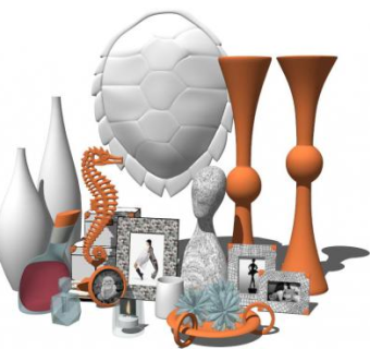 工业风装饰su模型下载_sketchup草图大师SKP模型