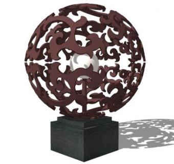 镂空球体su模型下载_sketchup草图大师SKP模型