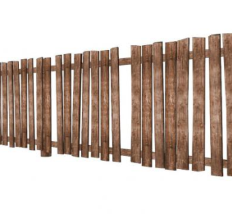 农村围栏su模型下载_sketchup草图大师SKP模型