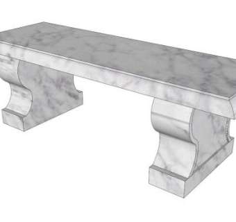 石椅su模型下载_sketchup草图大师SKP模型