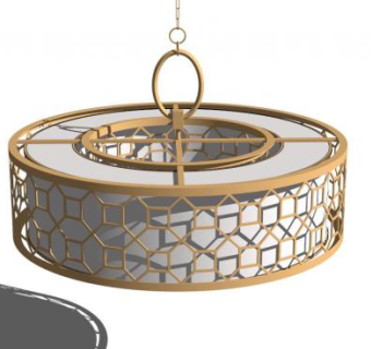 卧室吊灯su模型下载_sketchup草图大师SKP模型