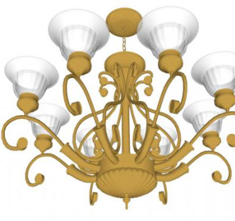 造型灯具su模型下载_sketchup草图大师SKP模型