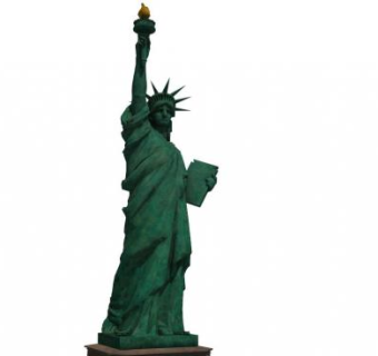 火炬造型雕塑su模型下载_sketchup草图大师SKP模型