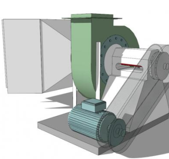老式鼓风机su模型下载_sketchup草图大师SKP模型