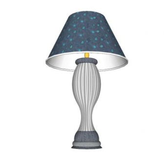 地中海台灯su模型下载_sketchup草图大师SKP模型