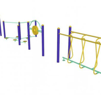 公共运动器材su模型下载_sketchup草图大师SKP模型