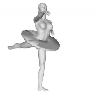 芭蕾舞su模型下载_sketchup草图大师SKP模型