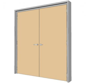 消防门su模型下载_sketchup草图大师SKP模型