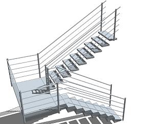 楼梯<em>sketchup模型</em>下载_sketchup草图大师SKP模型