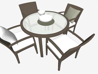 桌椅sketchup模型下载_sketchup草图大师SKP模型