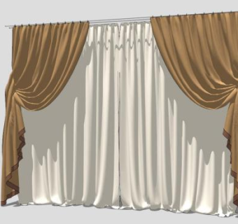 窗帘sketchup模型下载_sketchup草图大师SKP模型