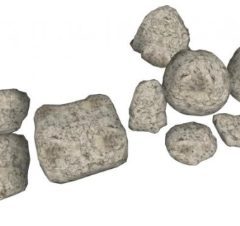 石头sketchup模型下载_sketchup草图大师SKP模型