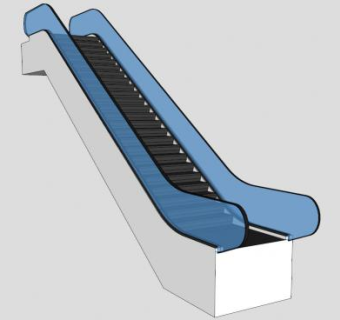 自动扶梯sketchup模型下载_sketchup草图大师SKP模型