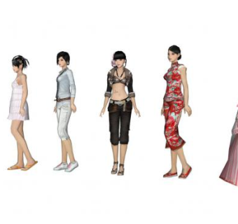 人物sketchup模型下载_sketchup草图大师SKP模型