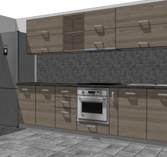 厨房sketchup模型下载_sketchup草图大师SKP模型