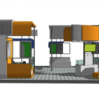 展台sketchup模型下载_sketchup草图大师SKP模型