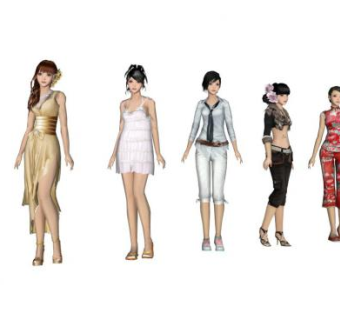 模特sketchup模型下载_sketchup草图大师SKP模型