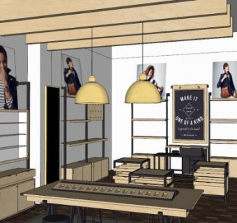 服装店sketchup模型下载_sketchup草图大师SKP模型