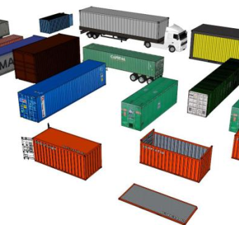 集装箱sketchup模型下载_sketchup草图大师SKP模型