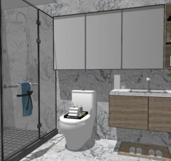 厕所sketchup模型下载_sketchup草图大师SKP模型