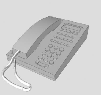 固定电话的SKP模型设计_su模型下载 草图大师模型_SKP模型
