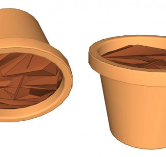 花盆sketchup模型下载_sketchup草图大师SKP模型