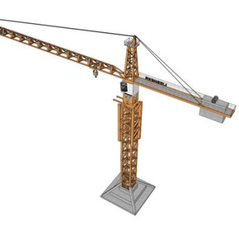 塔吊sketchup模型下载_sketchup草图大师SKP模型
