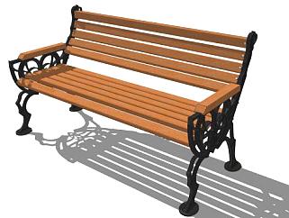 公共座椅sketchup模型下载_sketchup草图大师SKP模型