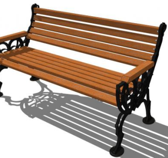 公共座椅sketchup模型下载_sketchup草图大师SKP模型