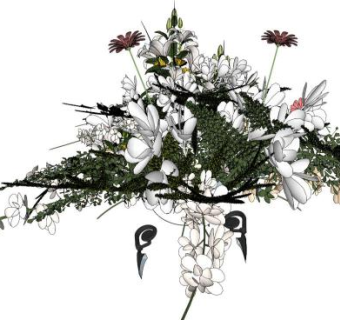 花卉sketchup模型下载_sketchup草图大师SKP模型