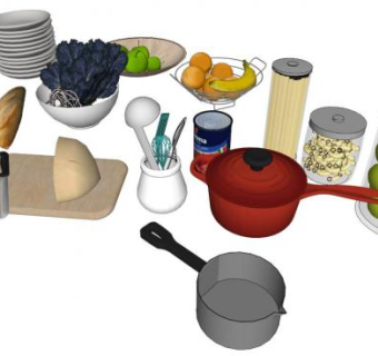 厨具SketchUp模型下载_sketchup草图大师SKP模型