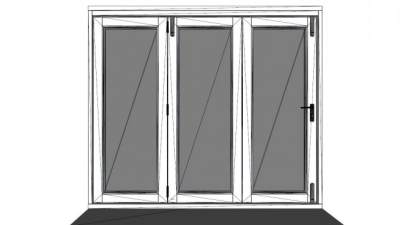 推拉门sketchup模型下载_sketchup草图大师SKP模型