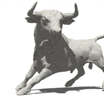 动物景观雕像sketchup模型下载_sketchup草图大师SKP模型