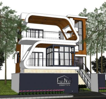 现代别墅sketchup模型下载_sketchup草图大师SKP模型