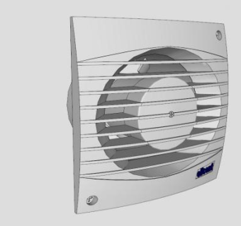 排气扇的SKP模型设计素材_su模型下载 草图大师模型_SKP模型