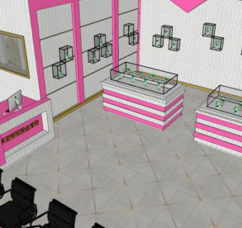 珠宝店sketchup模型下载_sketchup草图大师SKP模型