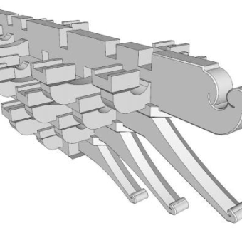 斗拱sketchup模型下载_sketchup草图大师SKP模型