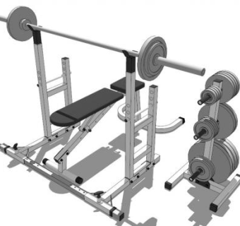 健身器材sketchup模型下载_sketchup草图大师SKP模型