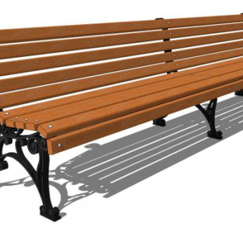 长椅sketchup模型下载_sketchup草图大师SKP模型