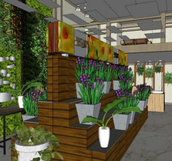 展示空间sketchup模型下载_sketchup草图大师SKP模型