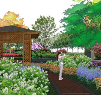 2d人物与植物sketchup模型下载_sketchup草图大师SKP模型