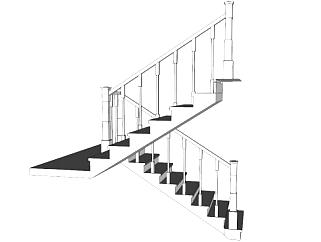 楼梯<em>素材</em>sketchup模型下载_sketchup草图大师SKP模型