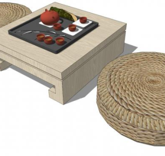 蒲团sketchup模型下载_sketchup草图大师SKP模型